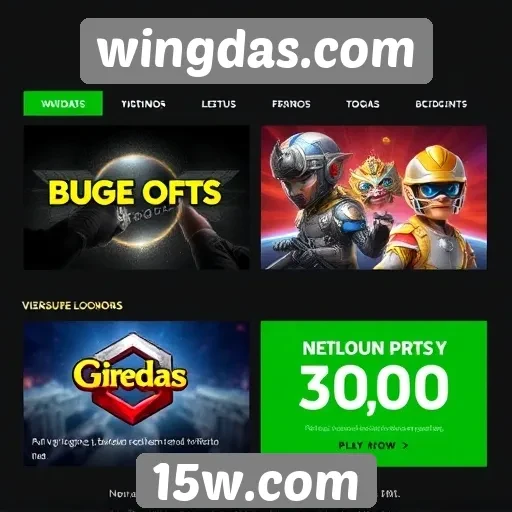 Ofertas e promoções no site de jogos wingdas.com